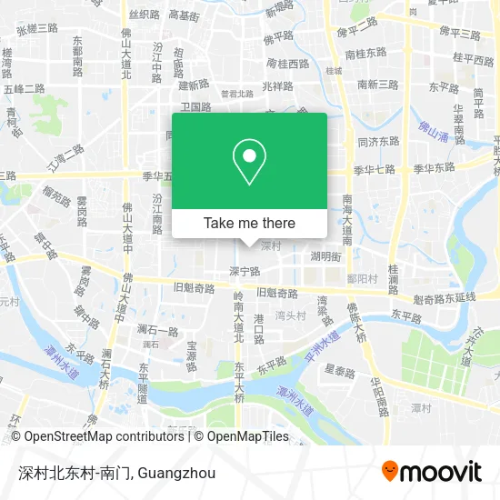 深村北东村-南门 map