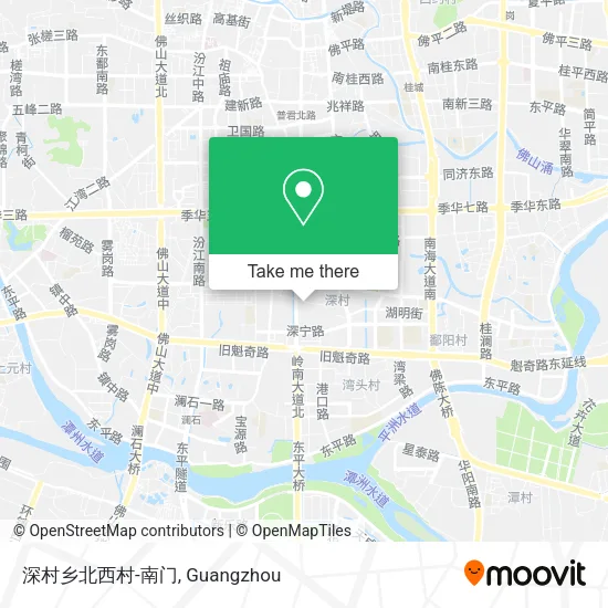 深村乡北西村-南门 map