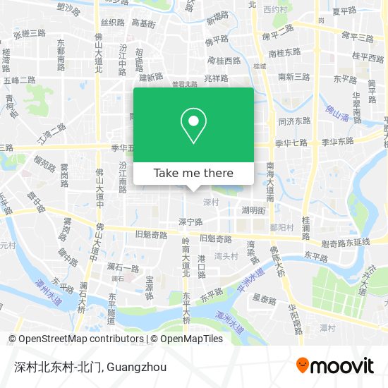 深村北东村-北门 map