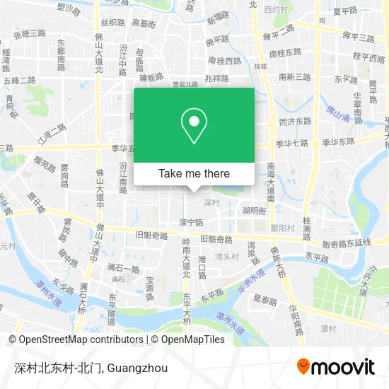 深村北东村-北门 map