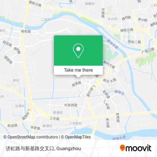 济虹路与新基路交叉口 map