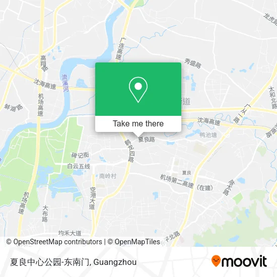 夏良中心公园-东南门 map