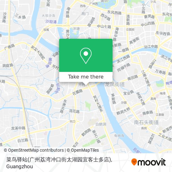 菜鸟驿站(广州荔湾冲口街太湖园宜客士多店) map