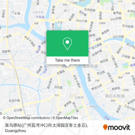 菜鸟驿站(广州荔湾冲口街太湖园宜客士多店) map