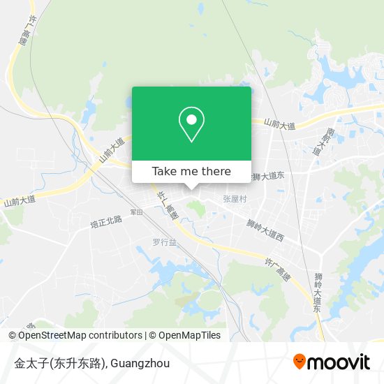 金太子(东升东路) map