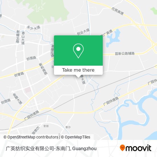 广英纺织实业有限公司-东南门 map