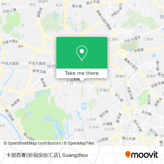 卡朋西餐(祈福缤纷汇店) map