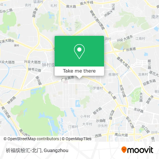 祈福缤纷汇-北门 map