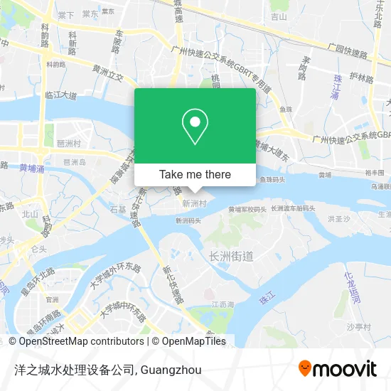 洋之城水处理设备公司 map