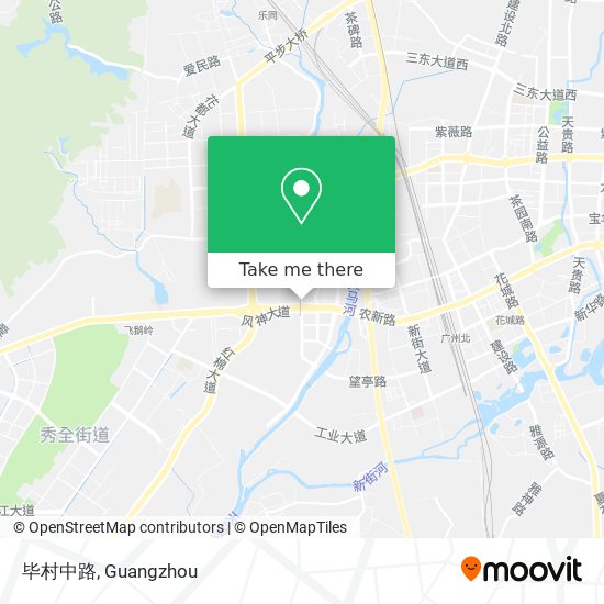 毕村中路 map