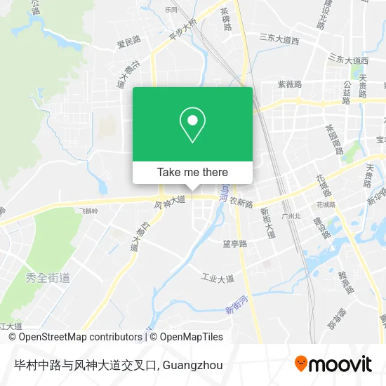 毕村中路与风神大道交叉口 map