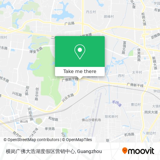 横岗广佛大浩湖度假区营销中心 map