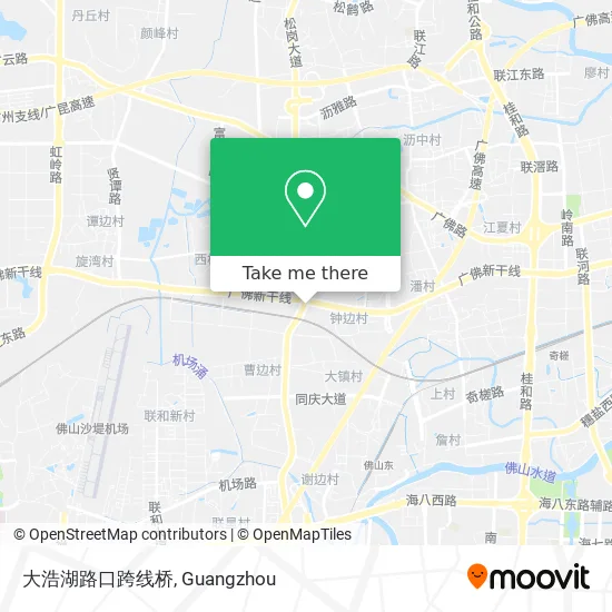 大浩湖路口跨线桥 map