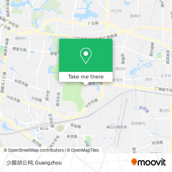 少颜胡公祠 map