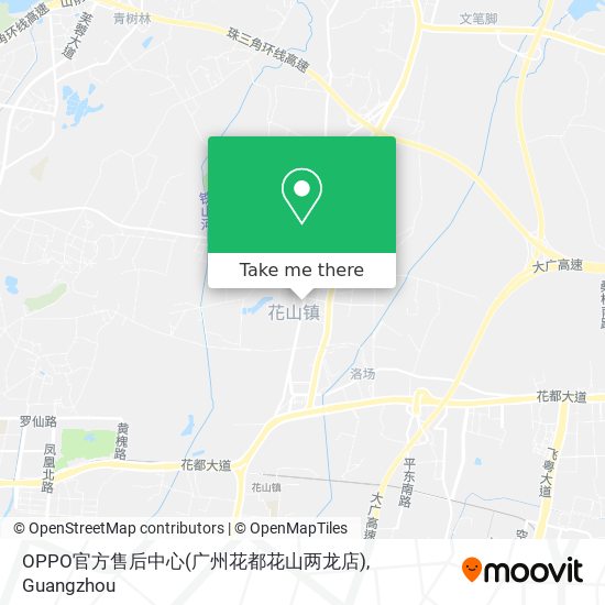 OPPO官方售后中心(广州花都花山两龙店) map