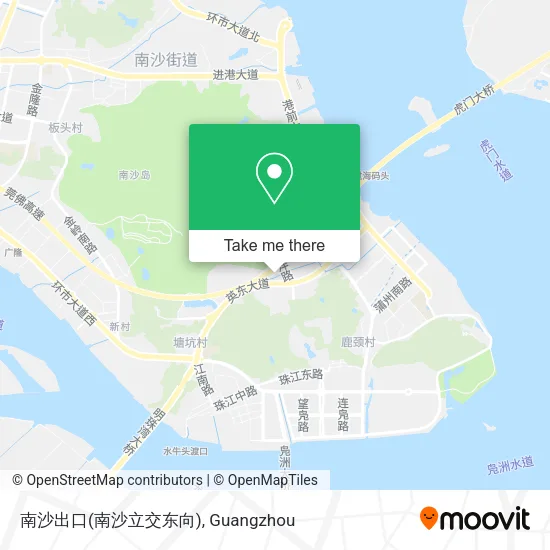 南沙出口(南沙立交东向) map