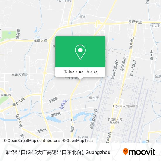 新华出口(G45大广高速出口东北向) map