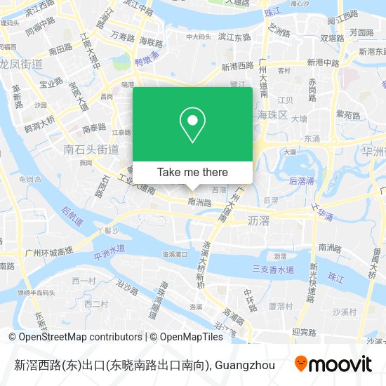 新滘西路(东)出口(东晓南路出口南向) map