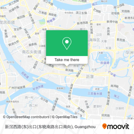 新滘西路(东)出口(东晓南路出口南向) map