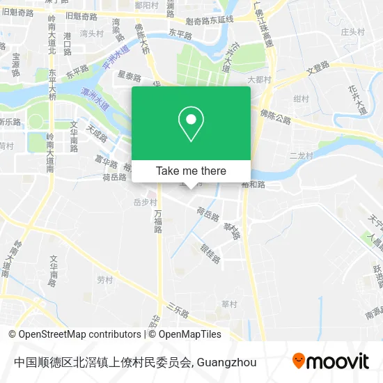 中国顺德区北滘镇上僚村民委员会 map
