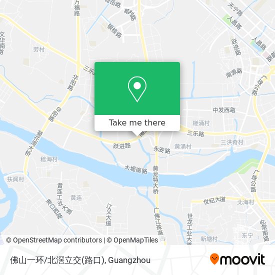 佛山一环/北滘立交(路口) map