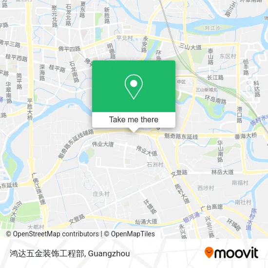 鸿达五金装饰工程部 map