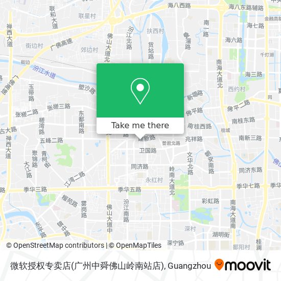 微软授权专卖店(广州中舜佛山岭南站店) map