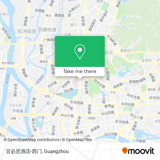 宜必思酒店-西门 map