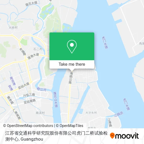 江苏省交通科学研究院股份有限公司虎门二桥试验检测中心 map