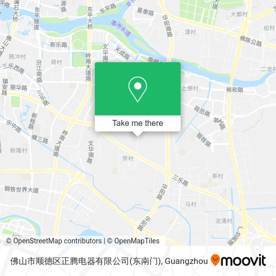 佛山市顺德区正腾电器有限公司(东南门) map