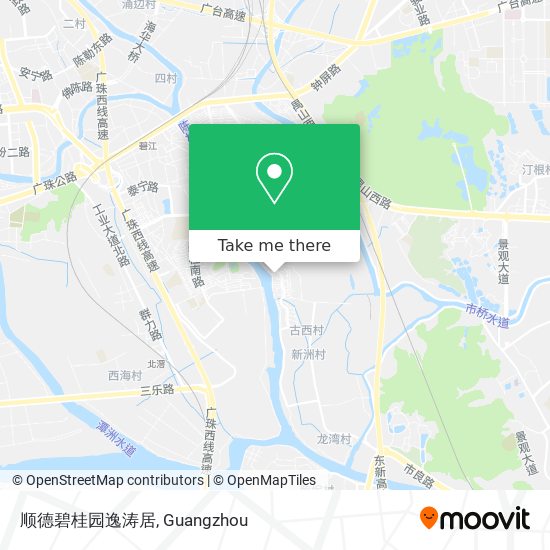顺德碧桂园逸涛居 map