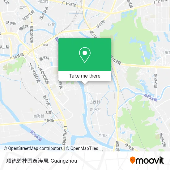 顺德碧桂园逸涛居 map