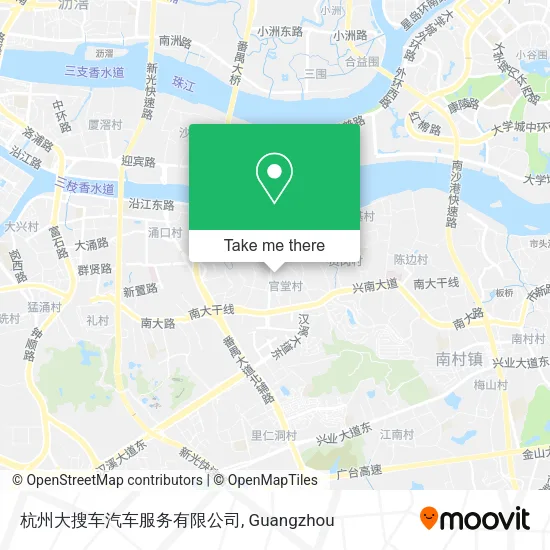 杭州大搜车汽车服务有限公司 map