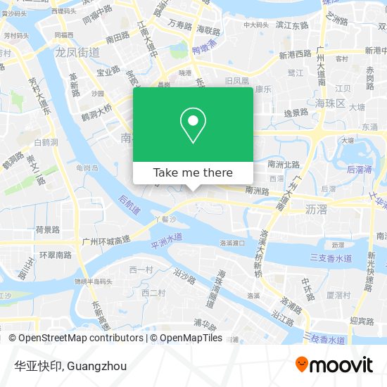华亚快印 map