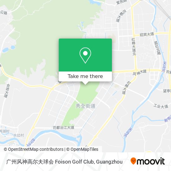 广州风神高尔夫球会 Foison Golf Club map