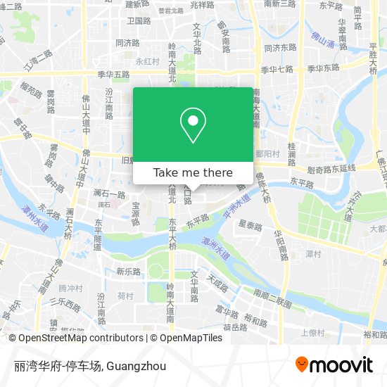 丽湾华府-停车场 map