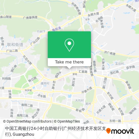 中国工商银行24小时自助银行(广州经济技术开发区支行) map