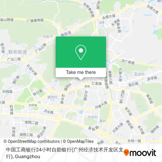 中国工商银行24小时自助银行(广州经济技术开发区支行) map