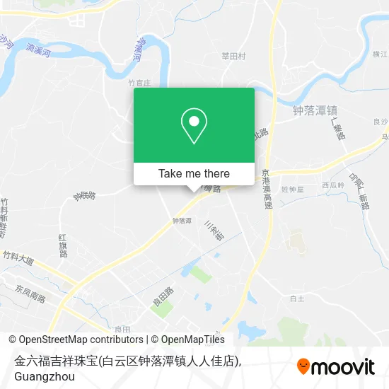 金六福吉祥珠宝(白云区钟落潭镇人人佳店) map
