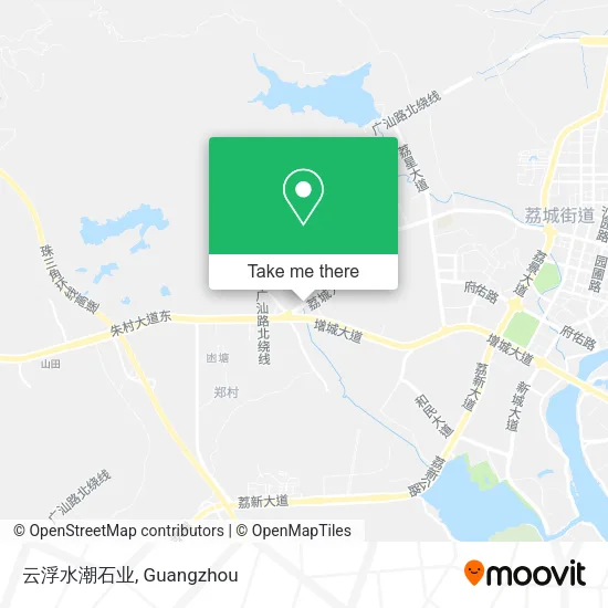 云浮水潮石业 map