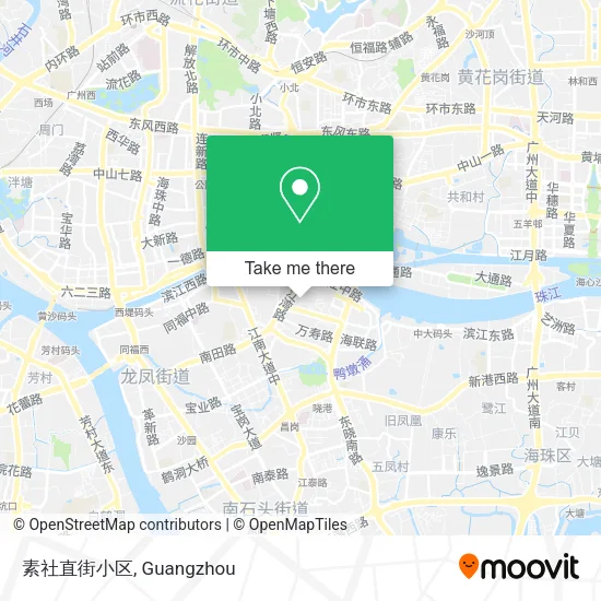 素社直街小区 map