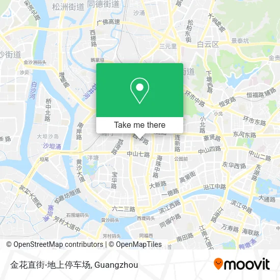 金花直街-地上停车场 map