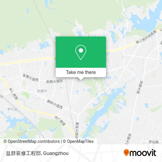 益群装修工程部 map