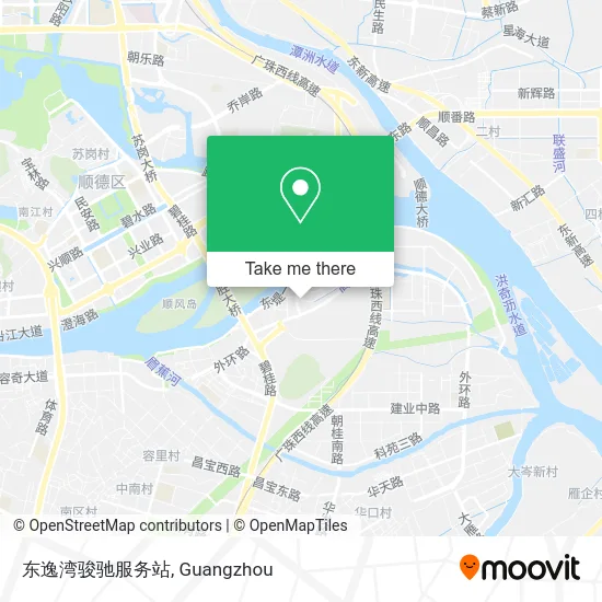 东逸湾骏驰服务站 map