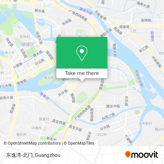 东逸湾-北门 map