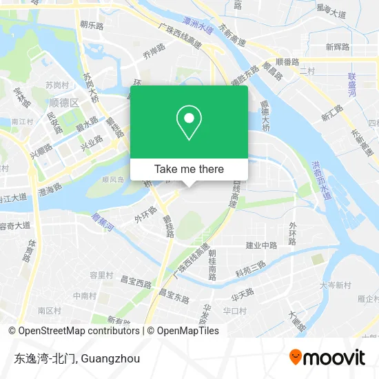 东逸湾-北门 map