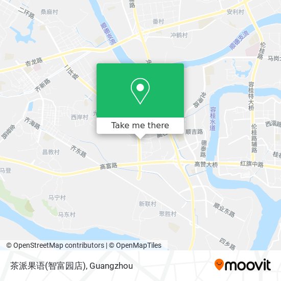 茶派果语(智富园店) map