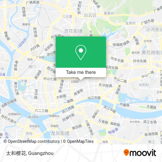 太和樱花 map