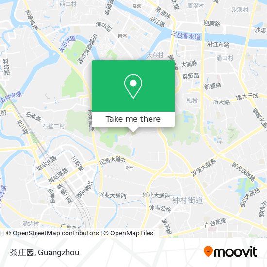 茶庄园 map