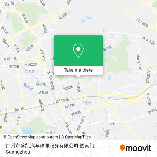 广州市盛凯汽车修理服务有限公司-西南门 map